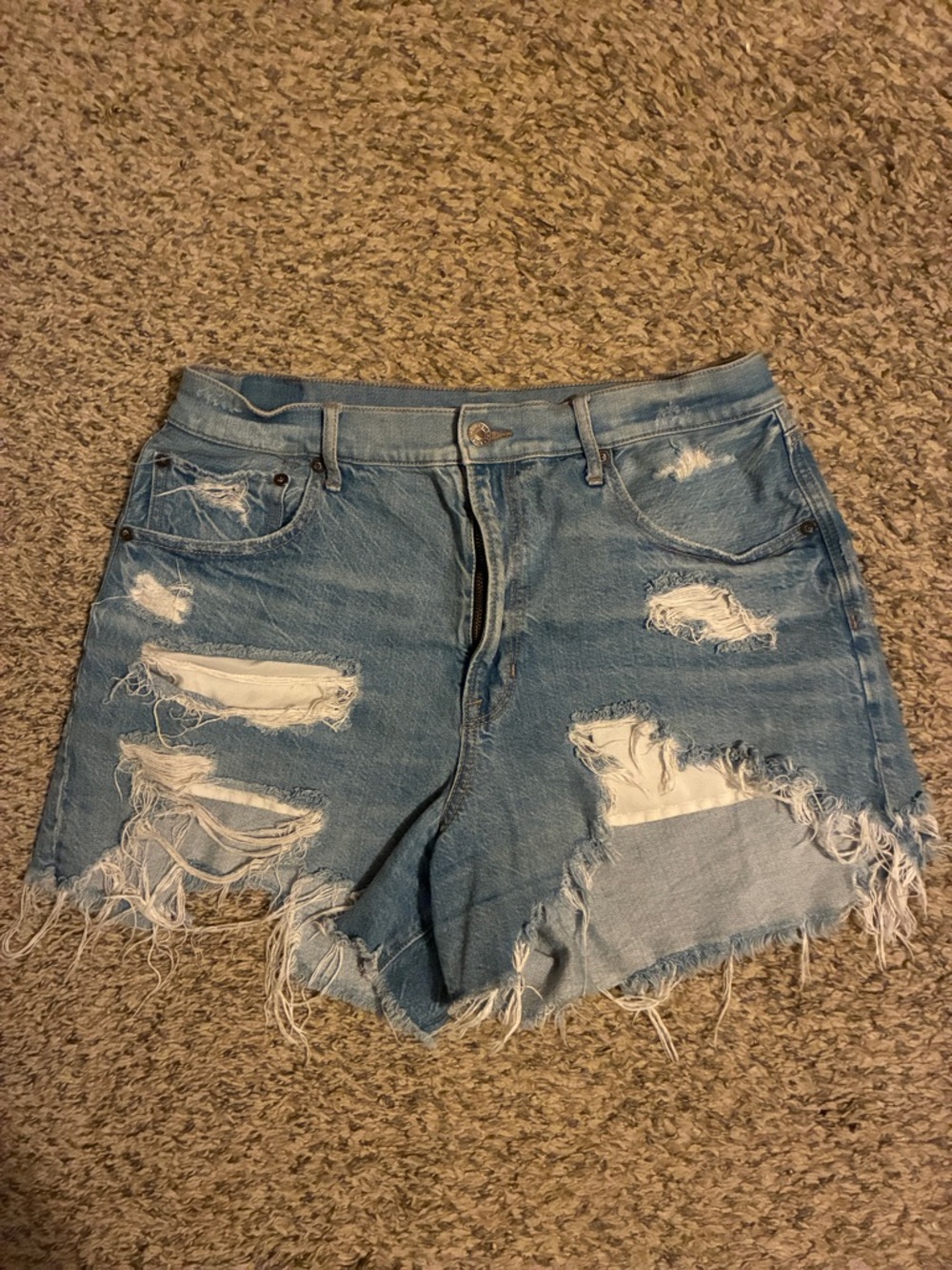 American Eagle highest rise 90s boyfriend Jean shorts- size 12